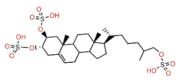 Cholest-5-en-2b,3a,26-triol trisulfate